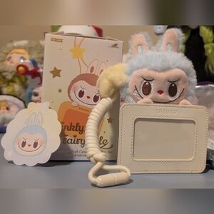 PopLand Exclusive Labubu Twinkle Fairy Plush Card Holder -Confirmed: Frosty Blue